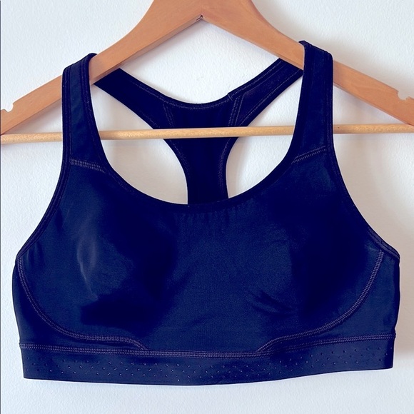 CHAMPION Performance Racerback Sports Bra Black Stretch Women's L - Picture 1 of 6